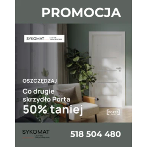 Sykomat promocja co drugie skrzydło Porta 50% taniej